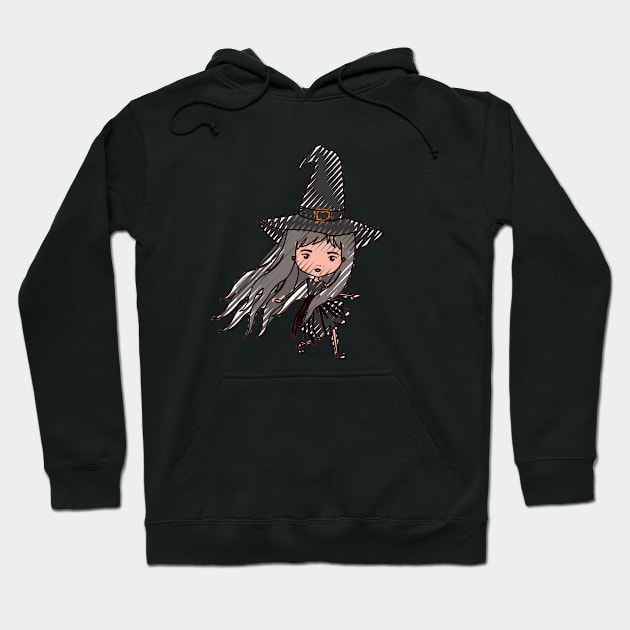 Cute Little Witch Hoodie by Am I Dreaming : Design by Marlene Lopez